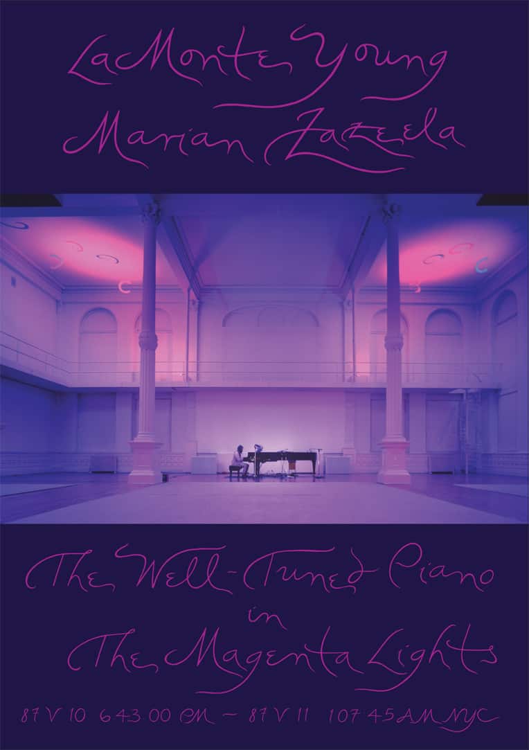 La Monte Young’s The Well-Tuned Piano in The Magenta Lights DVD!!